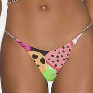 NEW Free People It’s now cool String‎ Bikini Bottom cheeky thong, S